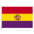 90*150cm Drapeau Espagnol républicain avec logo 100% polyester